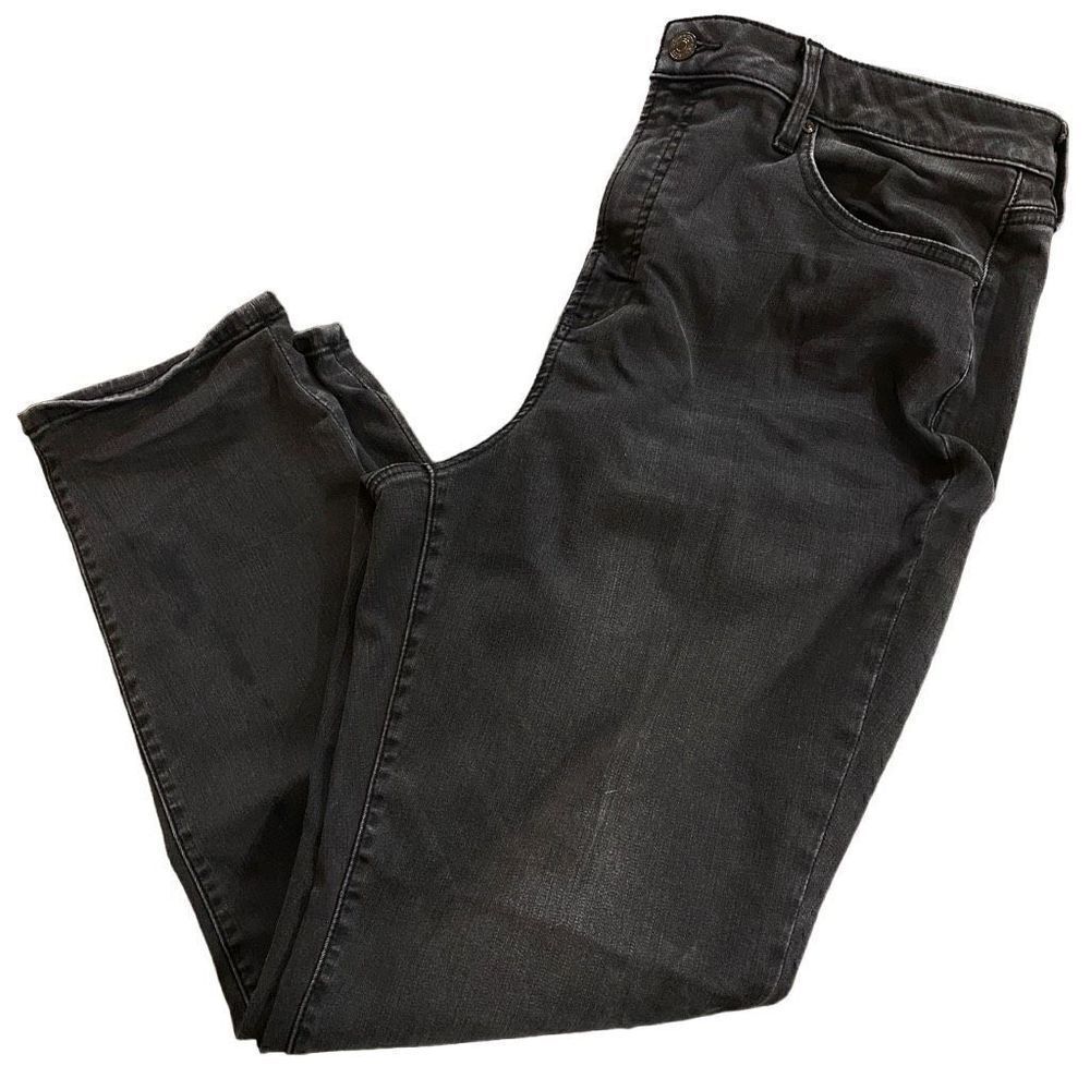 Chico's High Rise skinny ankle color: washed carbon jeans size 16R